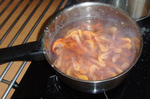 recette cuisson des crevettes roses